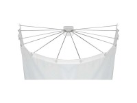 Wenko Duschschirm mit 12 Edelstahl-Armen (HxBxT) 96 x 72 x 10,5 cm Wenko Duschschirm mit 12 Edelstahl-Armen (HxBxT) 96 x 72 x 10,5 cm