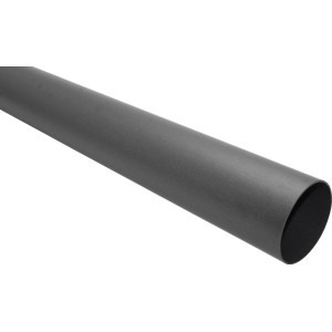 Tubo pluviale Marley DN 75, antracite metallizzato, lunghezza 1 m.