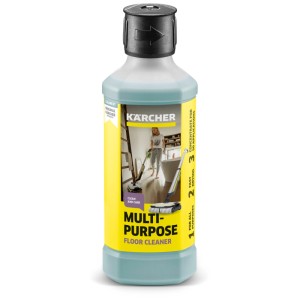 Detergente universale per pavimenti Kärcher RM 536, flacone da 500ml per pulizia senza aloni.