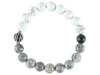 Glorex DIY-Set Armband Naturstein Marmor 10 mm