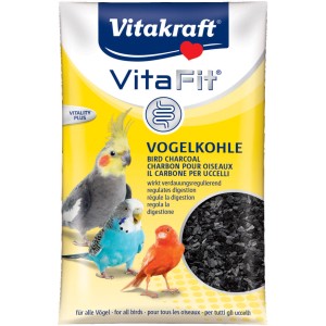 Vita Fit Carbone per Uccelli 10g: Mangime complementare per regolare la digestione.