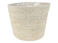 Pflanztopf Selin Sisal Natur Ø 18 cm / Höhe 16 cm