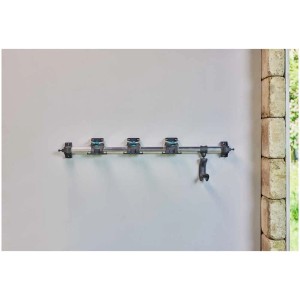 Gardena Gerätehalter Plus per attrezzi da giardino, portata fino a 60 kg, con 3 supporti e 1 gancio.