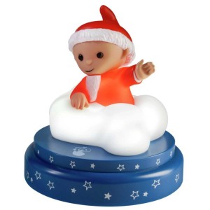 Ansmann LED luce notturna Sandmann Multicolor, lampada da notte con figura Sandman su nuvola.