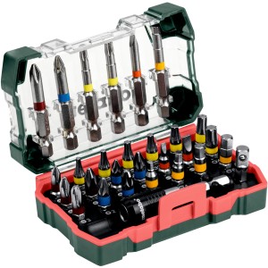 Metabo Bitbox SP, 29 pezzi. Set di inserti con vari inserti e portainserti in scatola di plastica.