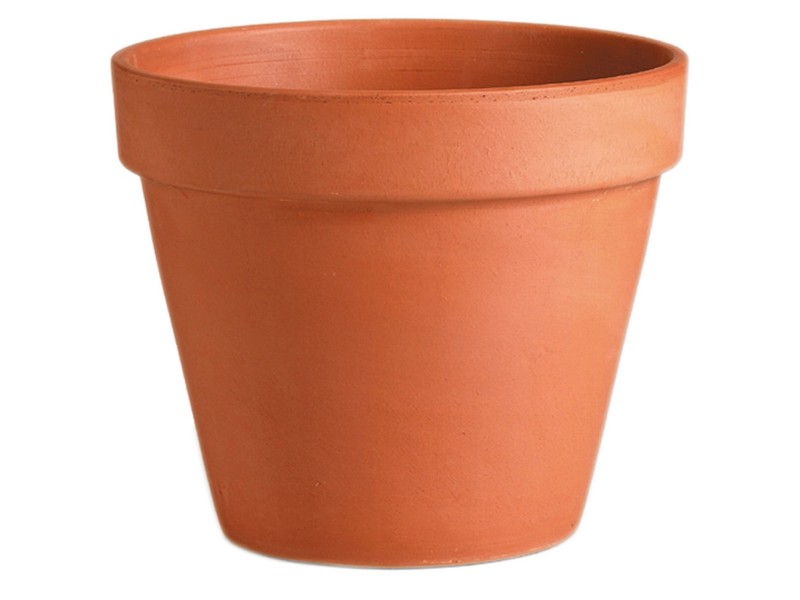 Deroma Vaso Vaso Standard Terracotta Rosso argilla Ø 11 cm