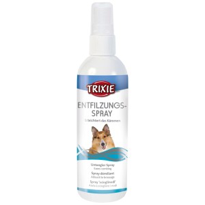 Spray districante per cani Trixie, flacone da 175 ml per la cura del pelo.