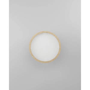 Ventilatore da soffitto Eglo Malpica, bianco/rovere, con luce. Ventilatore da interno.