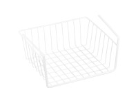 MSV Regalkorb Stahl Weiss (HxBxT) 14 x 30 x 25,5 cm