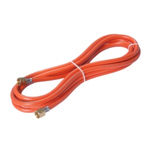 Tuyau de gaz propane Rothenberger, longueur 5 m, avec raccords 2 x 3/8L pour appareils de soudure.
