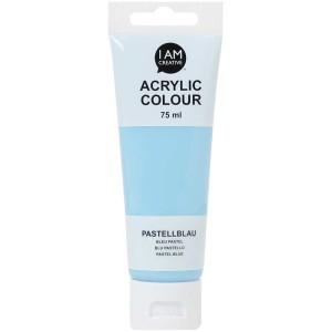 Tube I Am Creative Acrylfarbe Pastellblau, 75 ml.