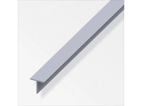 Combitech Quadrat T-Profil 19,5 mm Aluminium blank 1 m
