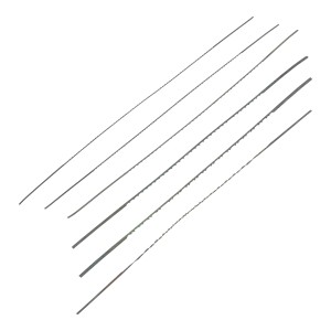 Lame per seghetto alternativo LUX, set da 24 pezzi per legno e acciaio. Diverse dentature.
