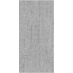 Pannello posteriore doccia Breuer effetto pietra cemento, 100x255 cm, per bagno e cucina.