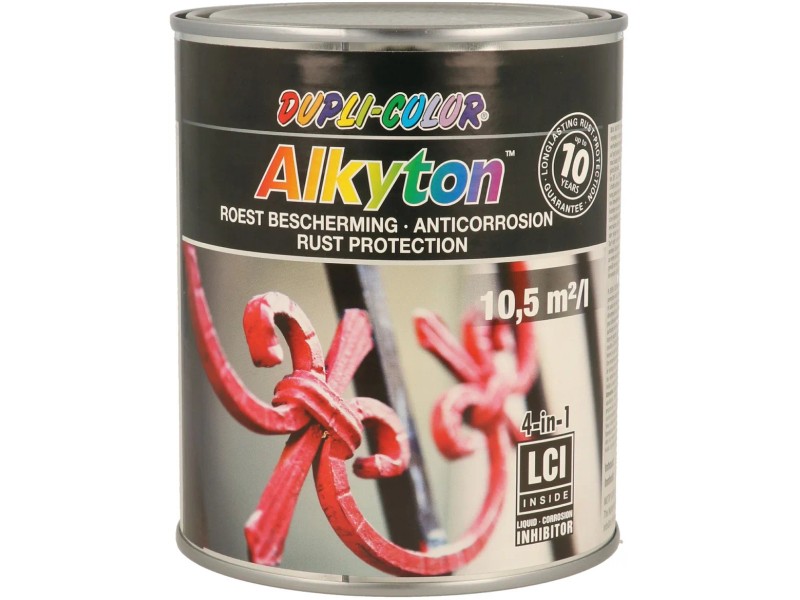 Dupli-Color Alkyton Hitzeschutzfarbe Silber – Hitzebeständig Bis 750°C, Für Grill, Auspuff & Heizungen