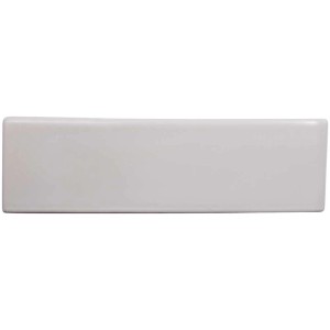 Lavabo sospeso AquaSu® Riga, grigio opaco, larghezza 60 cm, con foro rubinetto e troppopieno.