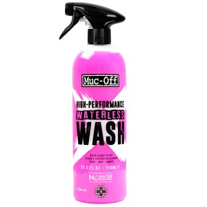 Muc-Off Waterless Wash 750ml: Reinigungsmittel für Fahrräder, Motorräder und Autos.
