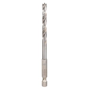 Punta per legno Bosch Pro Wood HSS, 6 mm, argento. Punta per legno con codolo esagonale.