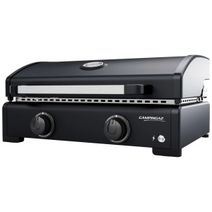 Campingaz Plancha Onyx 2 Cook grill a gas, nero. Grill da tavolo compatto con due bruciatori.
