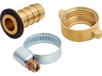 Schlauchverbinder Messing 13 mm (1/2