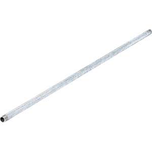 Tube fileté galvanisé, 21 mm (R 1/2) x 1000 mm, pour installations de tuyaux intérieures et extérieures.