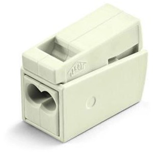 Morsetto di connessione bianco per max. 3 conduttori in rame, Ø 2,5 mm, confezione da 10