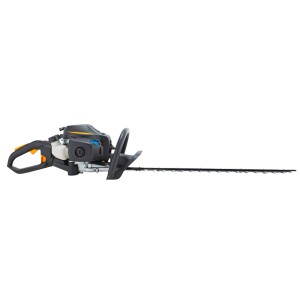 Taille-haie thermique McCulloch ErgoLite 6028 avec lame de 60 cm et poignée réglable.