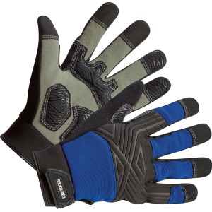Guanti da lavoro LUX Tough taglia 10 da uomo, robusti e resistenti.