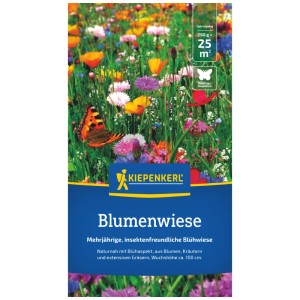 Kiepenkerl Prairie Fleurie Basis : Sachet de graines avec prairie fleurie et papillon.