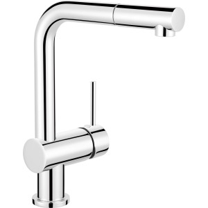 Mitigeur de cuisine baliv KI-1050 chromé avec douchette extractible.