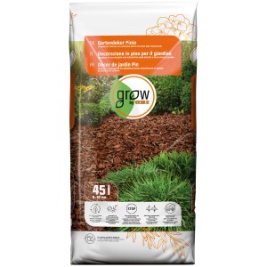 Sacco di pacciame decorativo GROW by OBI in corteccia di pino, 45l. Per aiuole e per prevenire le erbacce.
