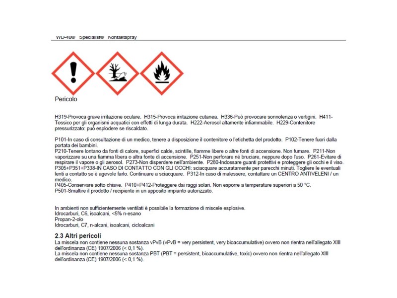 WD-40 Spray Nettoyant Contacts Specialist, 100 ml - 3DJake Suisse