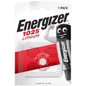 Pila a bottone al litio Energizer CR1025, 3V, blister da 1