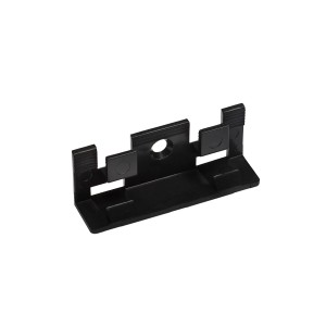 Clip noir pour plinthe pour fixation invisible, lot de 30.
