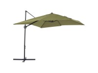 Beliani Ampelschirm Monza II Olivgrün 245 x 245 cm
