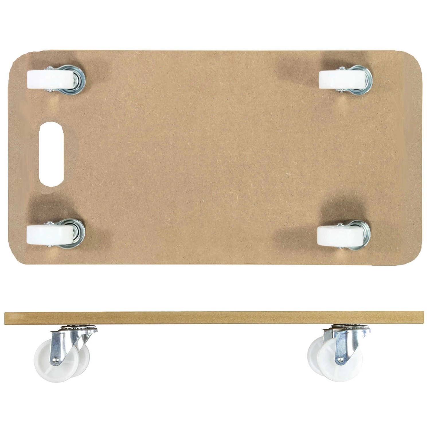 WAGNER Transporthilfe MM 1326 – 59x29 Cm, 400 Kg Tragkraft, 3 Griffmulden, FSC-zertifiziert