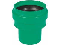 Kanalgrundrohr 2000 Anschluss an Steinzeugrohr-Spitzende DN/OD 125