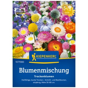 Sementi Kiepenkerl mix di fiori secchi, per fiori colorati e duraturi.