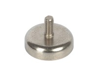 Fix-o-moll Topfmagnet Neodym Gewindebolzen Silber 14 mm x Ø 20 mm