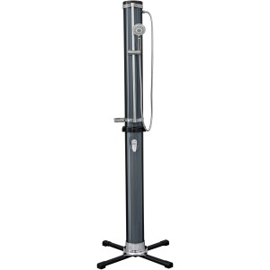 Doccia da giardino Bestway Solarflow, serbatoio da 35 l, con soffione regolabile e controllo della temperatura.