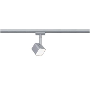 Paulmann Urail LED Spot Muri, cromo opaco, per sistemi di binari. Luce bianca calda.