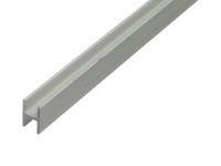 H-Profil Silber eloxiert 12 x 9,1 x 1'000 mm
