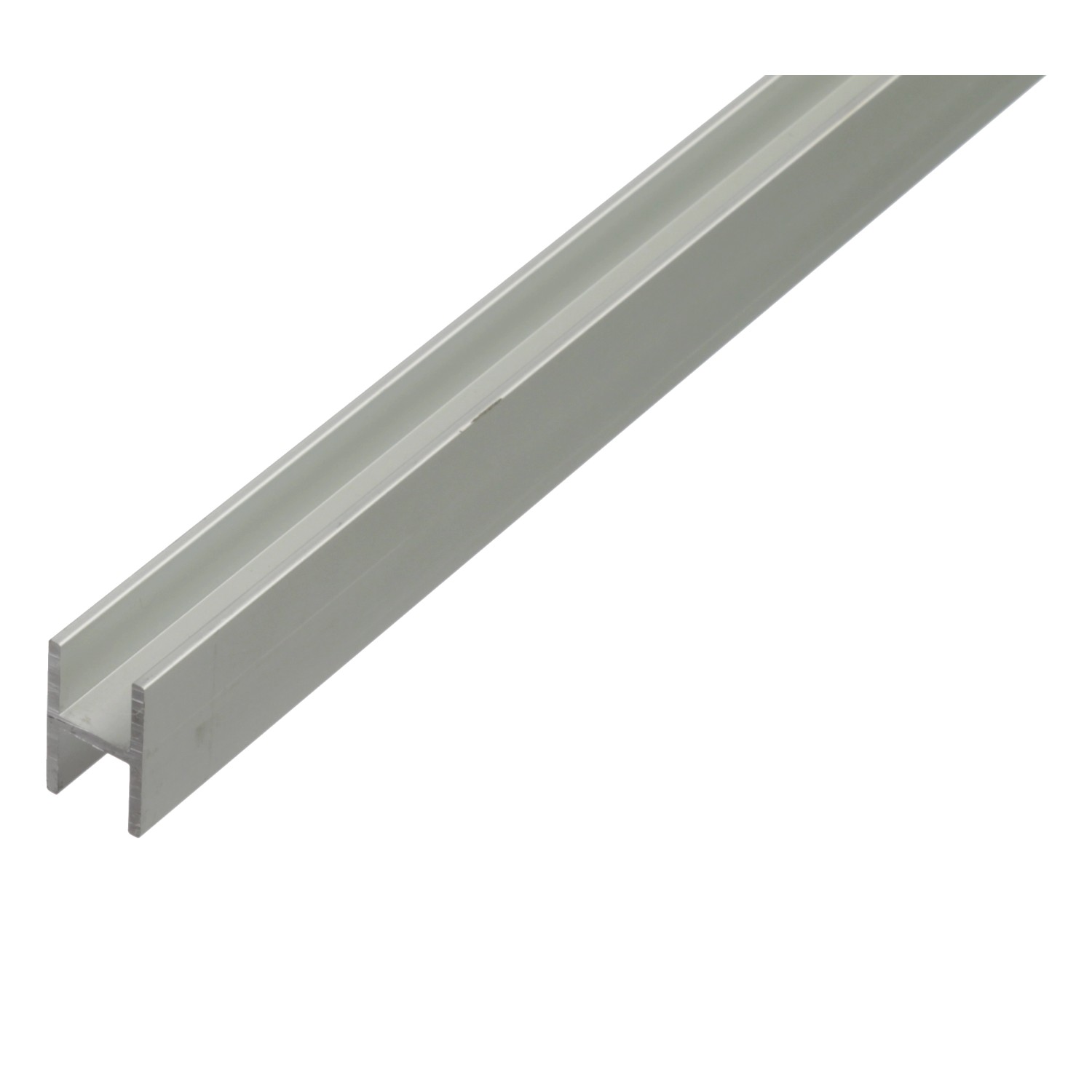 Kantoflex Rechteck-U-Profil (2.500 x 43,5 x 23,5 mm, Stärke: 1,5 mm,  Aluminium, Blank)