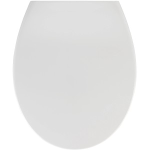Wenko Premium Samos sedile WC, copriwater bianco con chiusura ammortizzata.