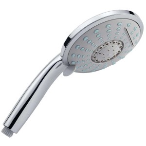 Douchette à main chromée Diaqua Ottawa avec 4 jets pour une expérience de douche relaxante.