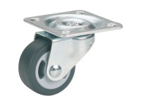 Doerner + Helmer Möbel-Lenkrolle TPE Ø 3 cm / Höhe 3,8 cm