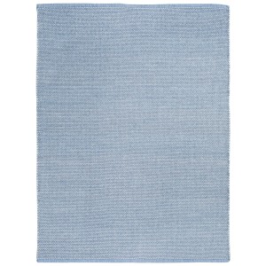 Tappeto rettangolare Andiamo Liv azzurro chiaro, in cotone, 70x140 cm.