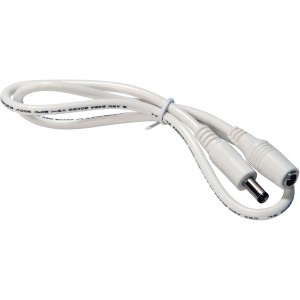 Câble de connexion SpeedComfort, 60 cm, pour ventilateur de radiateur. Rallonge blanche avec deux connecteurs.