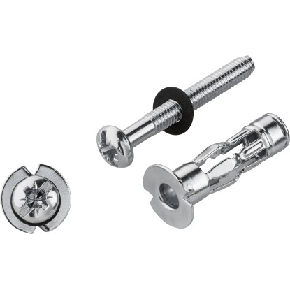 LUX-TOOLS Tassello metallico per pareti cave con vite Ø 6 x 37 mm / 4 pz.