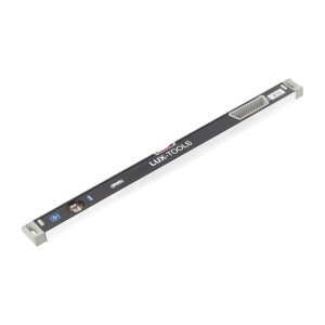 LUX Wasserwaage Optivision, 80 cm, aus Aluminium mit horizontaler und vertikaler Libelle.